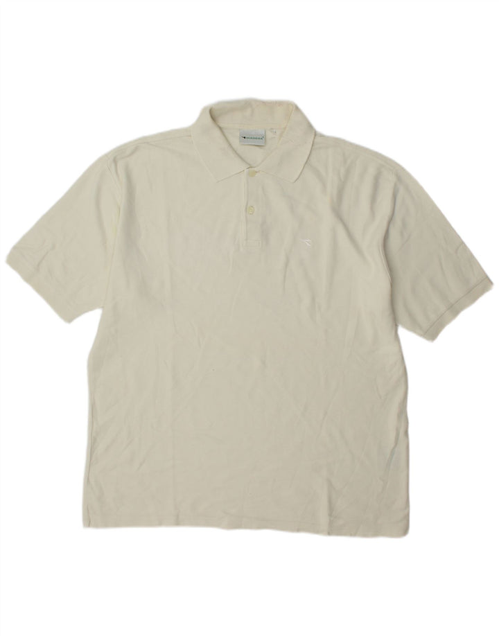 Diadora Herre Loose Fit Polo Shirt IT 50 Medium Beige