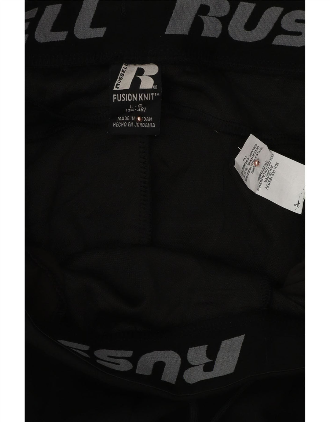 RUSSELL ATHLETIC Herre træningsdragt Bukser Joggers Large Sort Polyester