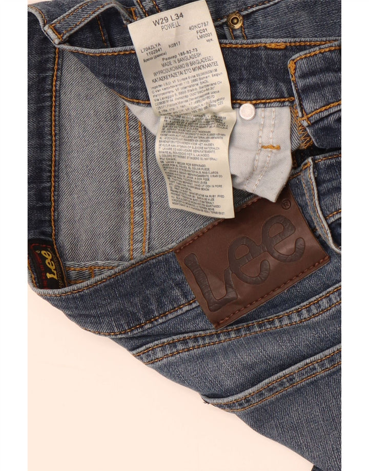 Lee Mens Powell Slim Jeans W29 L31 Blå Bomuld