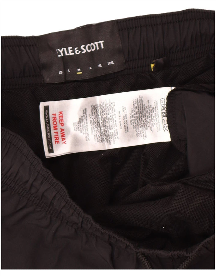 LYLE & SCOTT Mens Sport Shorts Medium  Black Polyamide