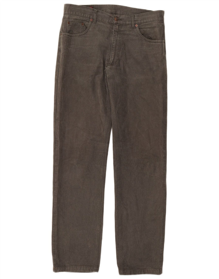 Marlboro Classics Straight Jeans til mænd W34 L32 Khaki Bomuld