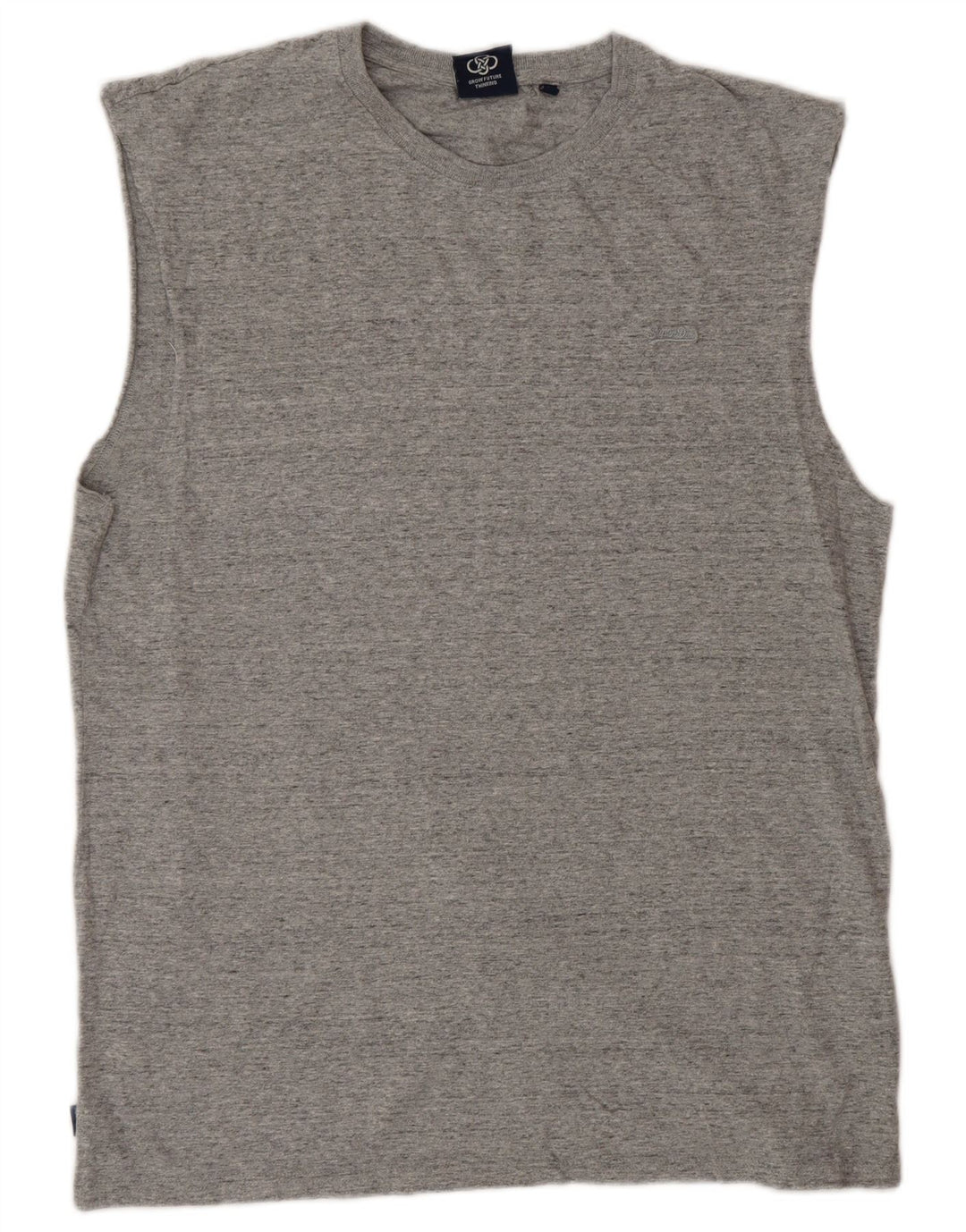 Superdry Herrevest Top Medium Grey Flecked Bomuld