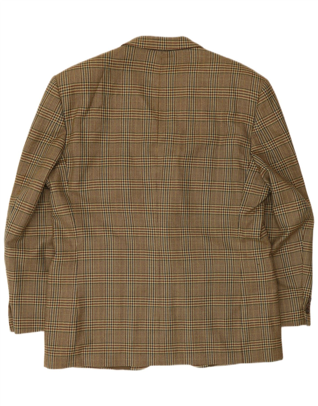 Vintage herre 2-knaps blazerjakke UK 40 Large Beige Houndstooth