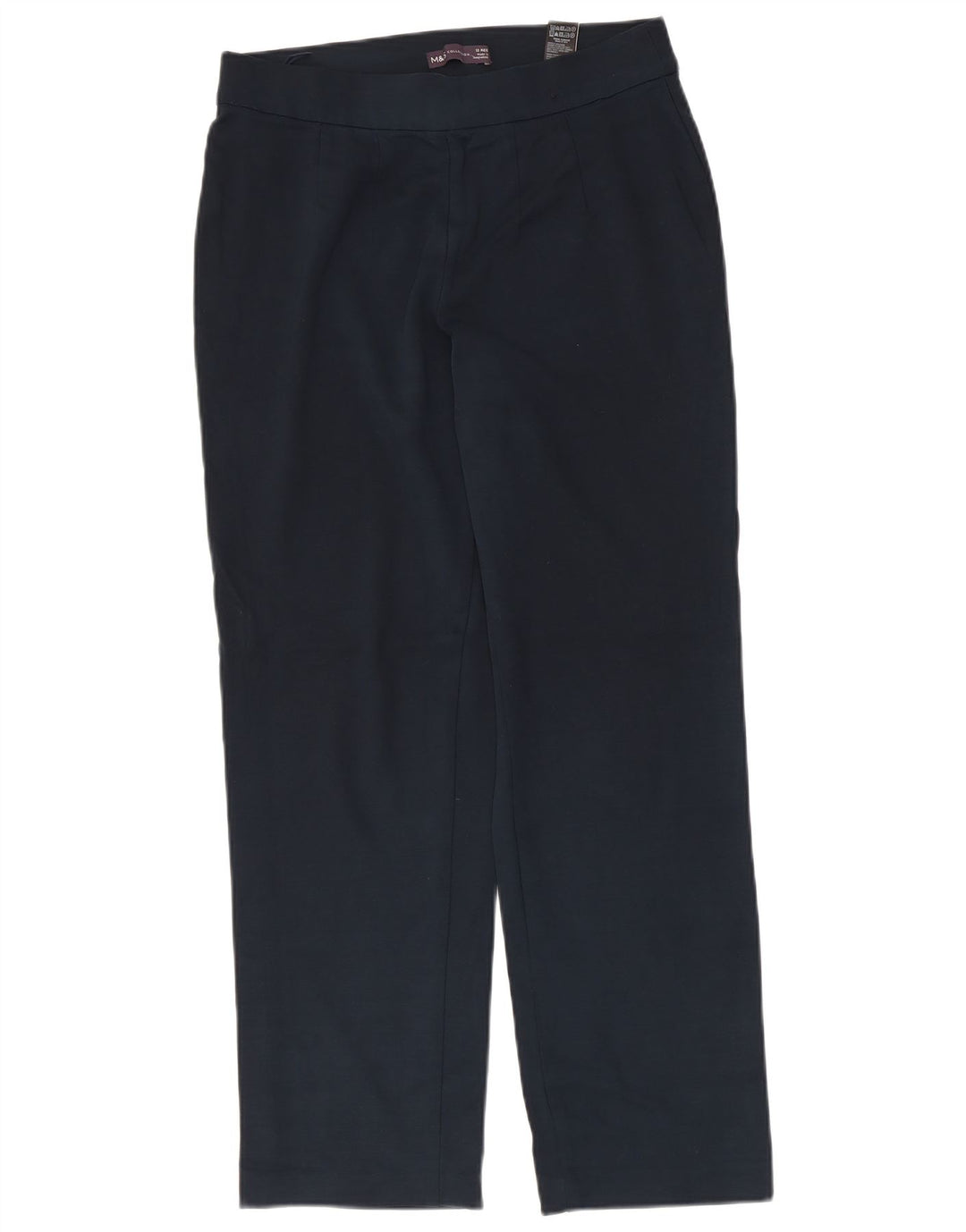 Marks & Spencer Dame Casual Bukser UK 12 Medium W30 L28 Navy Blue