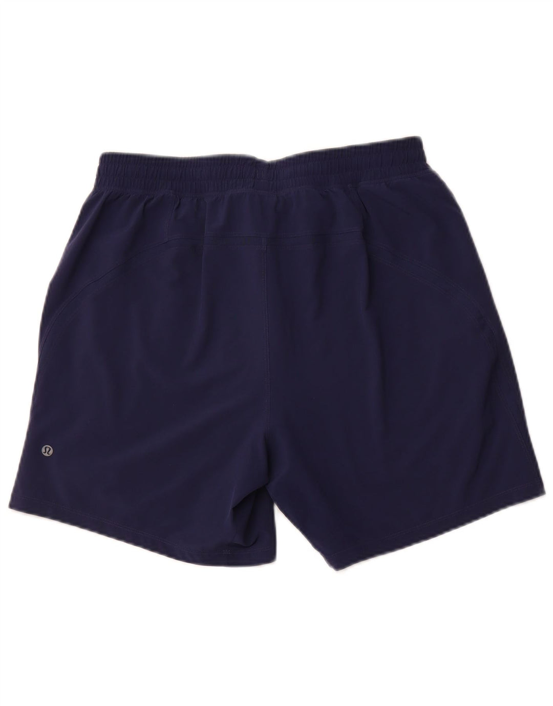 LULULEMON Sportsshorts til kvinder UK 14 Large Navy Blue Polyester