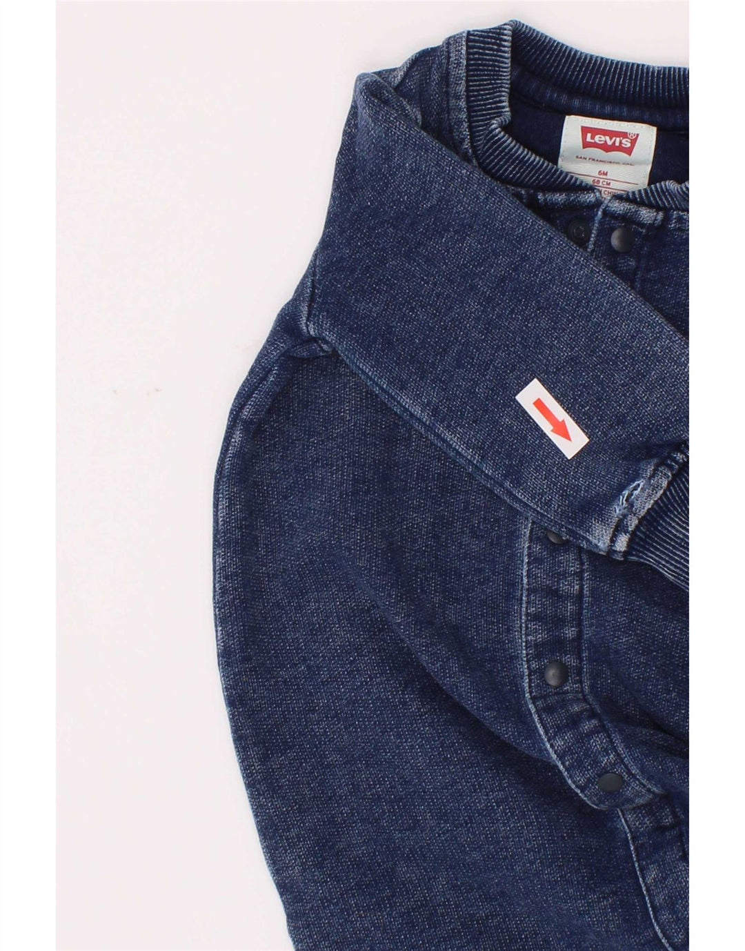Levi's Baby Boys Langærmet Jumpsuit 3-6 Måneder Marineblå