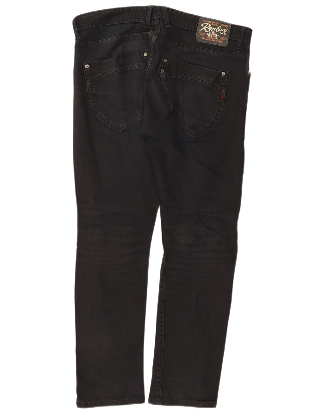 Replay Herre Slim Jeans W36 L29 Sort