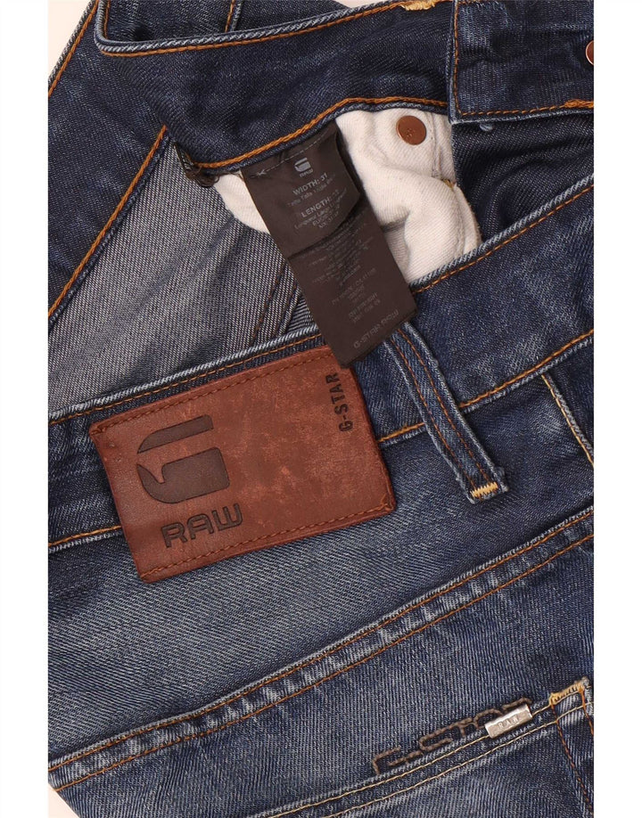 G-Star Straight Jeans til mænd W31 L32 Blå Bomuld