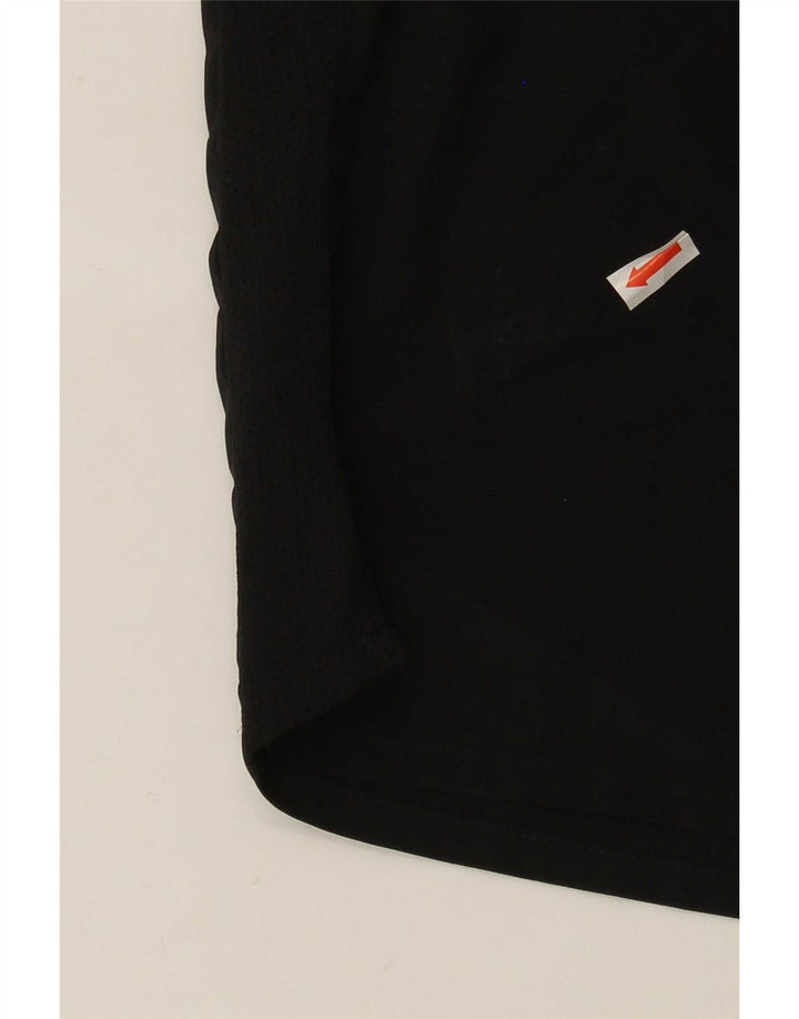 Nike Dame Dri Fit Sport Shorts UK 10 Small Black Polyester