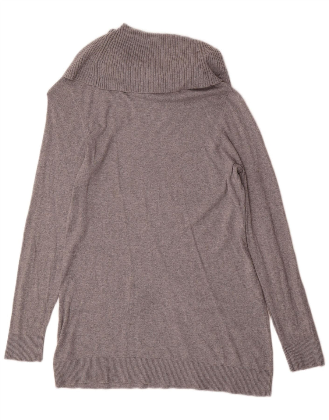 Michael Kors Dame Roll Neck Jumper Sweater UK 16 Large Grey Flecked