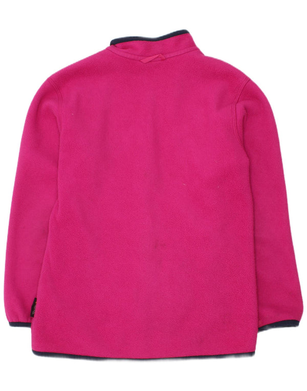 Jack Wolfskin Girls Fleecejakke 9-10 År Pink Polyester