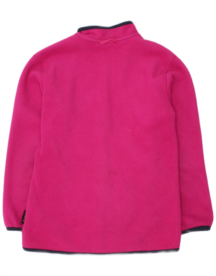 Jack Wolfskin Girls Fleecejakke 9-10 År Pink Polyester
