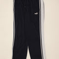 PUMA Mens Tracksuit Trousers Large Navy Blue Colourblock Polyester Vintage Puma and Second-Hand Puma from Messina Hembry 