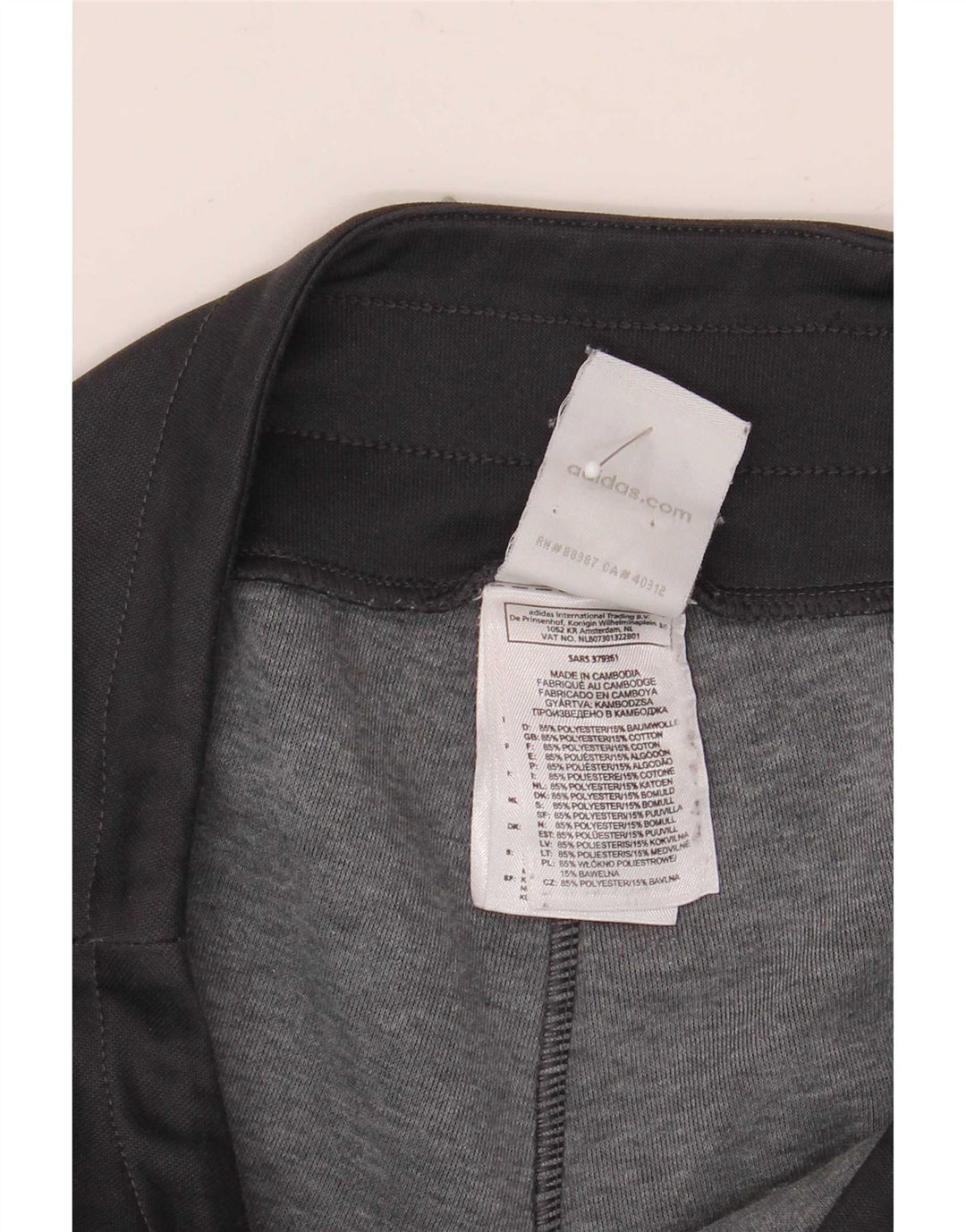 Adidas Graphic Tracksuit Bukser til kvinder UK 12 Medium Black Polyester