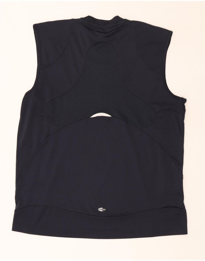 ADIDAS Herre Climacool Vest Top XL Navy Blue Polyester