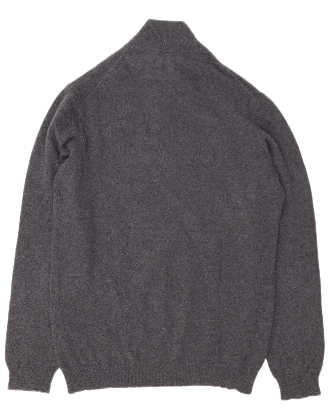 Timberland Herre Zip Neck Jumper Sweater Stor Grå Merinould