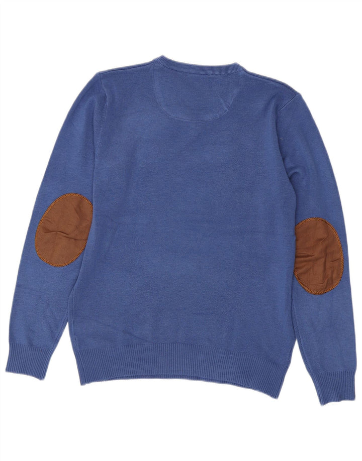 LACOSTE Herre V-hals sweater lille blå akryl