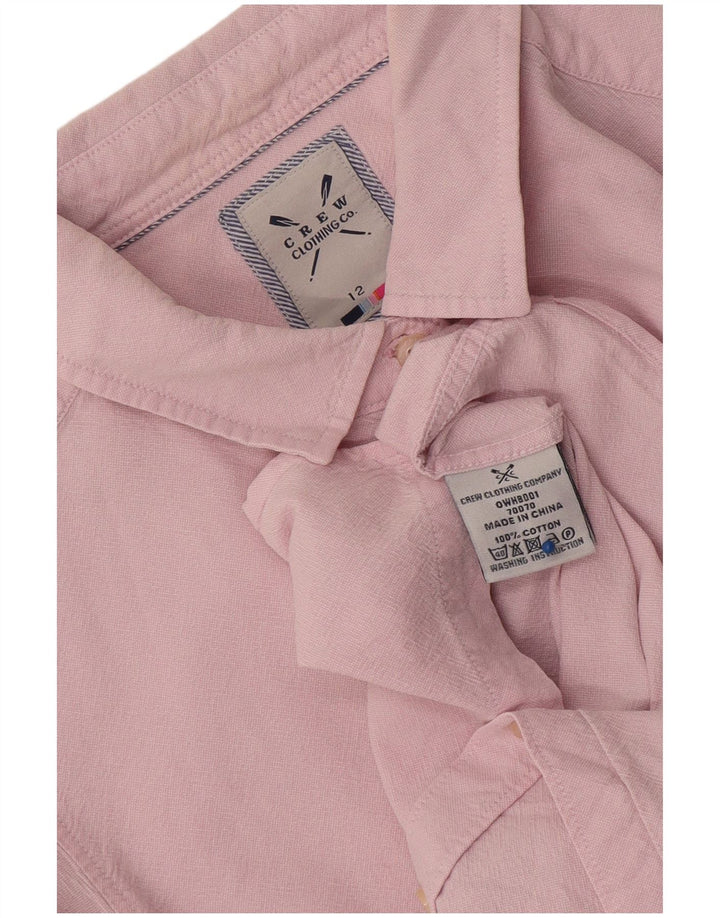 Crew Clothing Dameskjorte UK 12 Medium Pink Bomuld