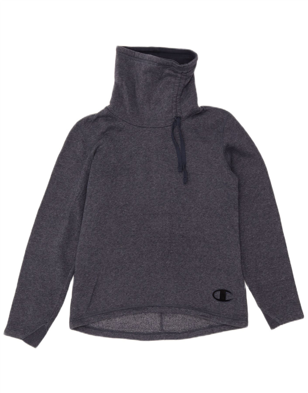 CHAMPION Dame Sweatshirt Jumper UK 12 Medium Navy Blue