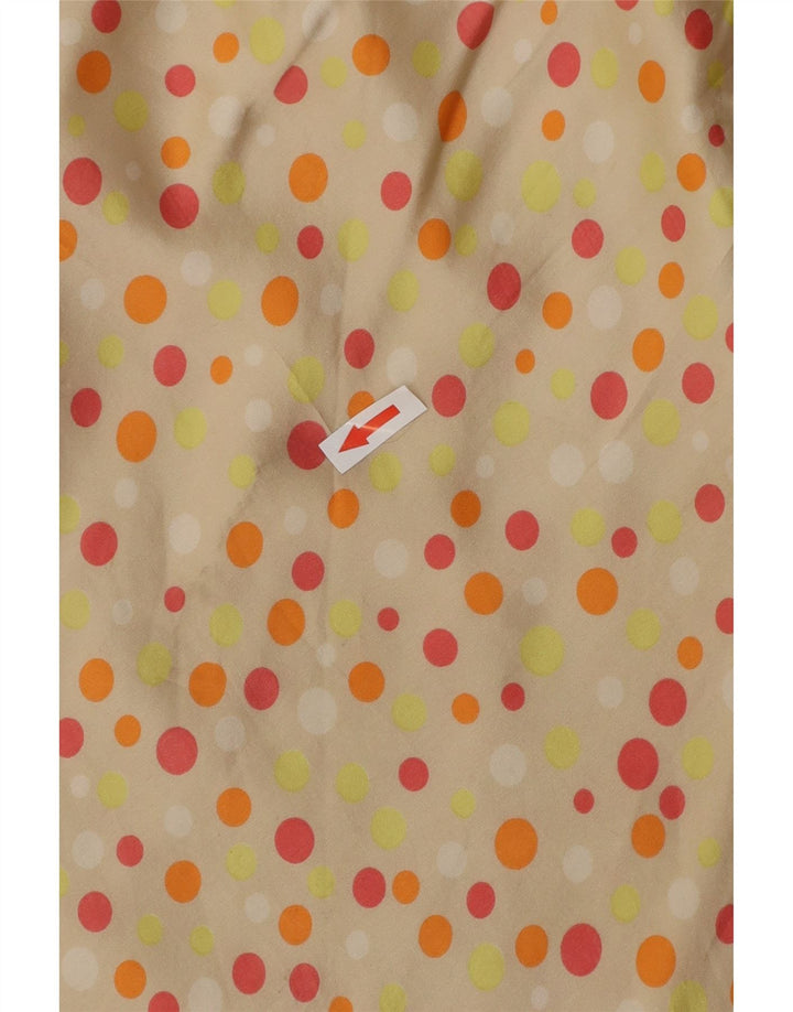 VINTAGE Maxi-nederdel til kvinder W26 Small Beige Polka Dot