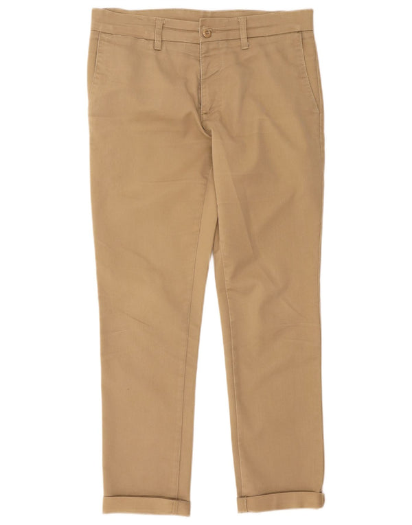 Carhartt Herre Slim Fit Chino Bukser W33 L32 Beige Bomuld