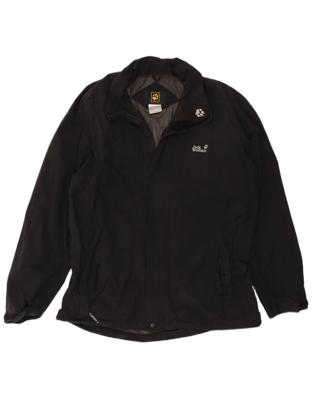 Jack Wolfskin Herre Windbreaker Jacket UK 50 3XL Sort Polyamid