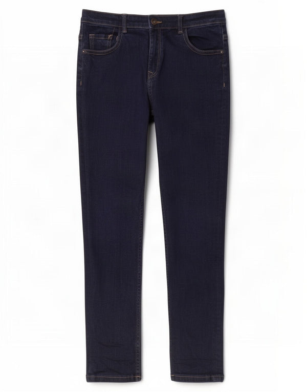 Marks & Spencer Boys Slim Jeans 12-13 år W28 L26 Marineblå Bomuld