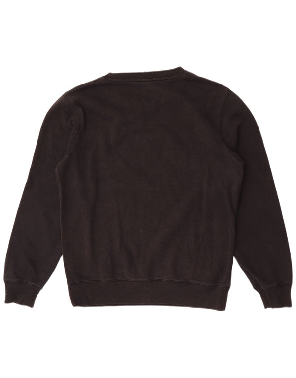 Champion Herre Grafisk Sweatshirt Jumper Medium Sort Bomuld
