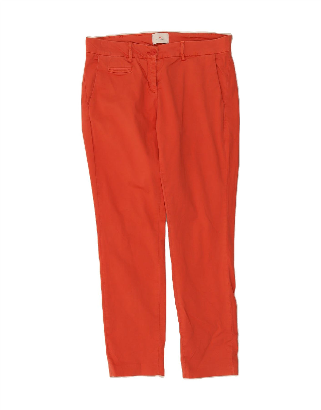 PEUTEREY Womens Slim Chino Trousers IT 44 Medium W32 L28 Red Cotton Vintage PEUTEREY and Second-Hand PEUTEREY from Messina Hembry 