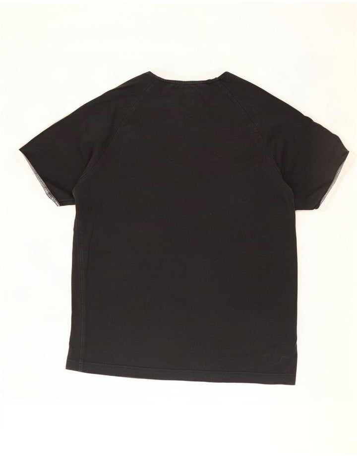 Adidas Herre T-Shirt Top Stor Sort Bomuld