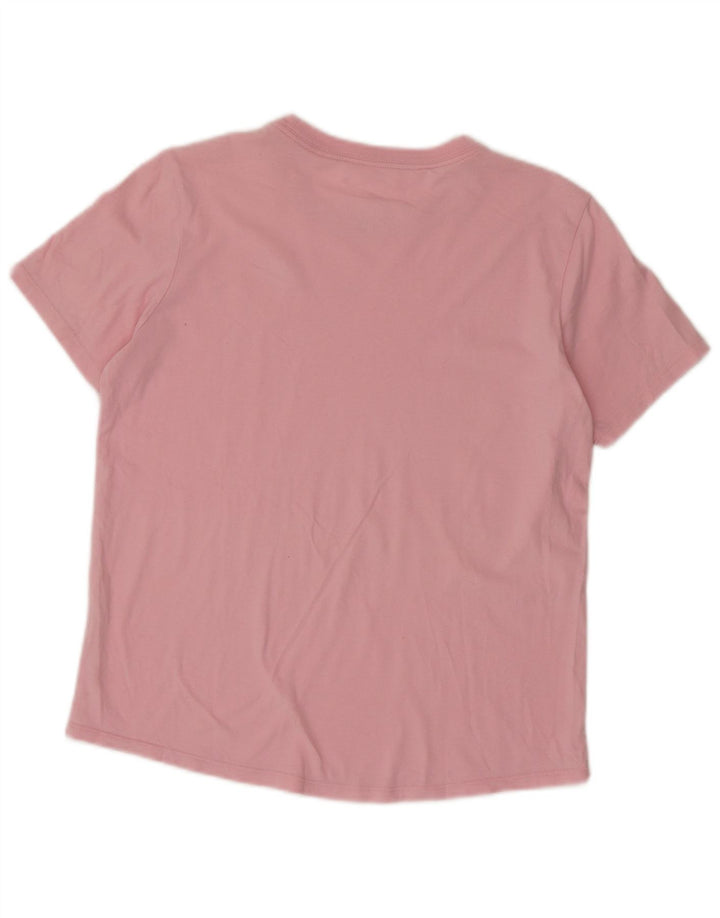 Nike Dame T-Shirt Top UK 10 Lille Pink