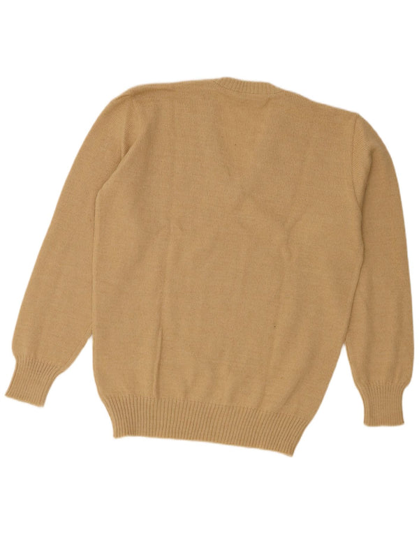 Ambassador Herre V-hals sweater Medium Beige Alpaca Uld