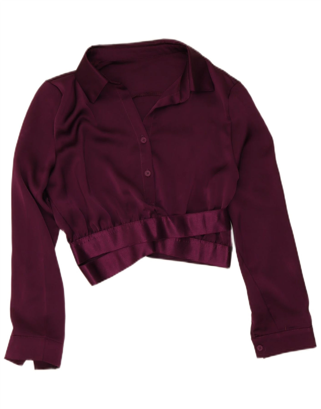 Vintage kvinders 2-knaps nederdelsæt XL W28 lilla polyester