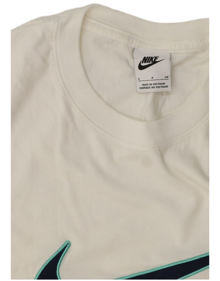 Nike grafisk T-shirt top til mænd, lille hvid