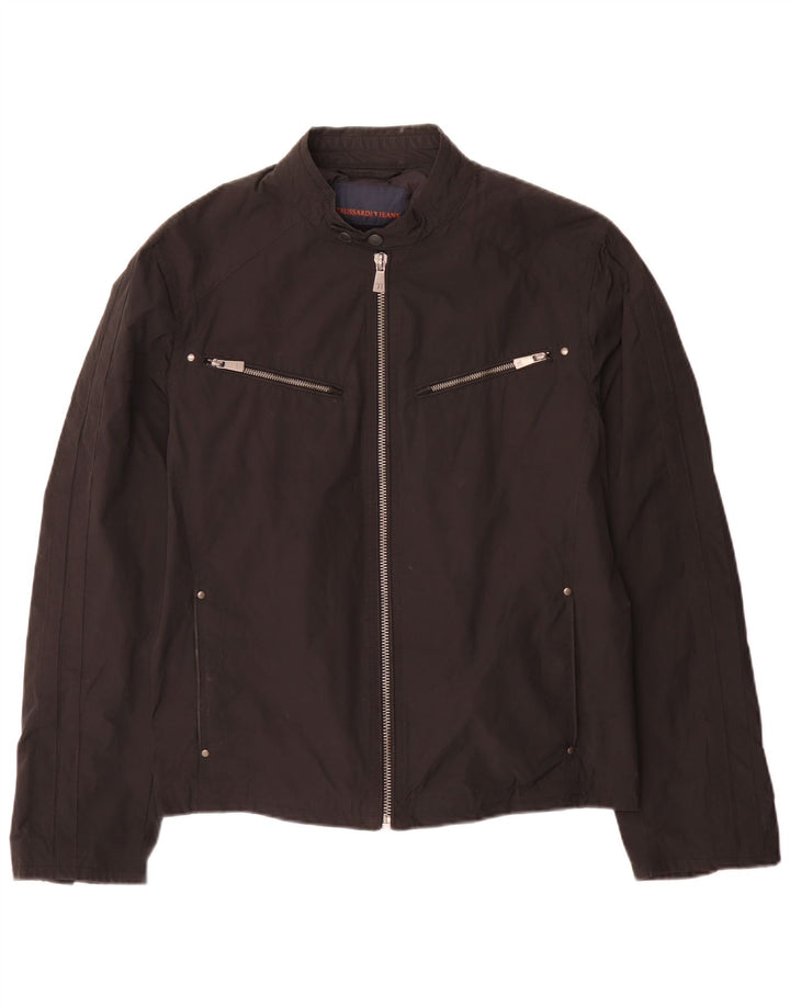 Trussardi Herre Biker Jacket UK 36 Small Black