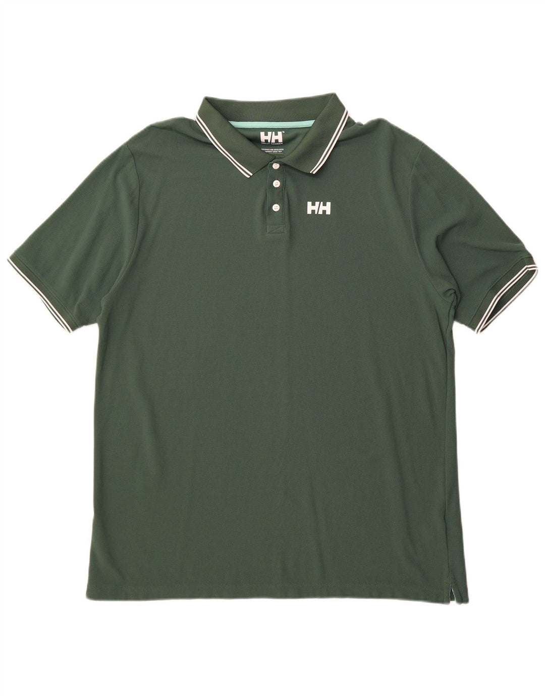 Helly Hansen Herre Regular Polo Shirt 2XL Grøn Polyamid