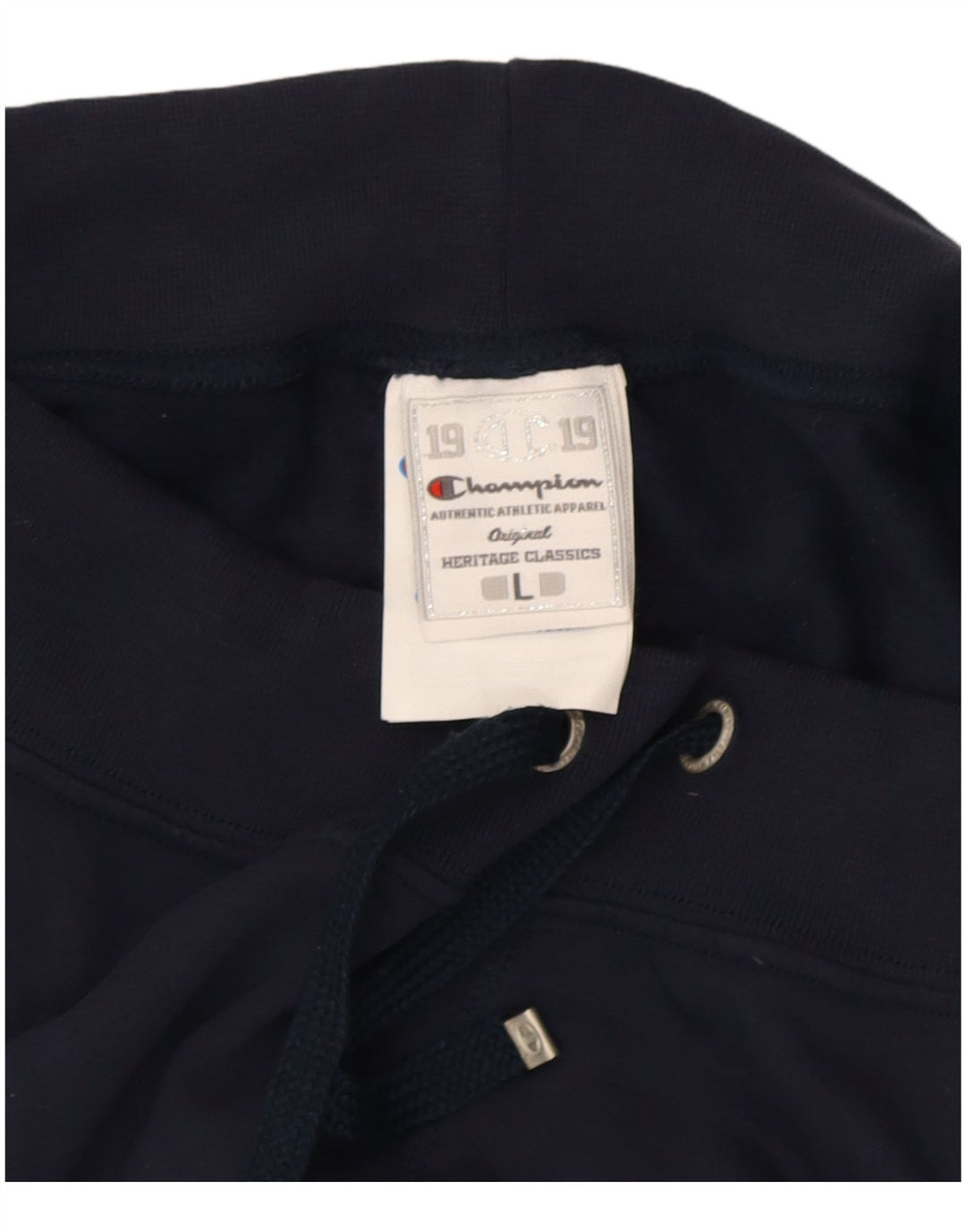 Champion Womens Heritage Classics Træningsdragt Bukser UK 16 Large Navy Blue
