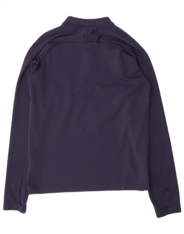 Nike Boys Dri Fit Pullover Træningsdragt Top 12-13 år Stor Marineblå