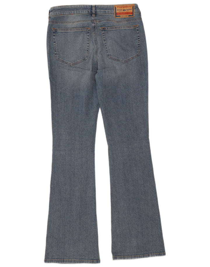 Diesel Dame Flared Jeans W29 L33 Blå Bomuld