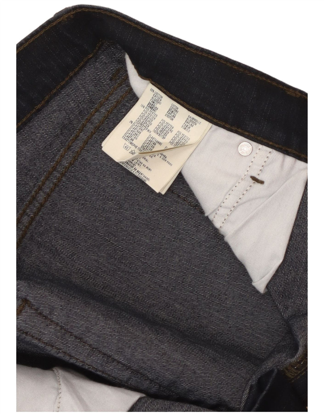 WRANGLER Straight jeans til mænd W38 L32 Marineblå bomuld