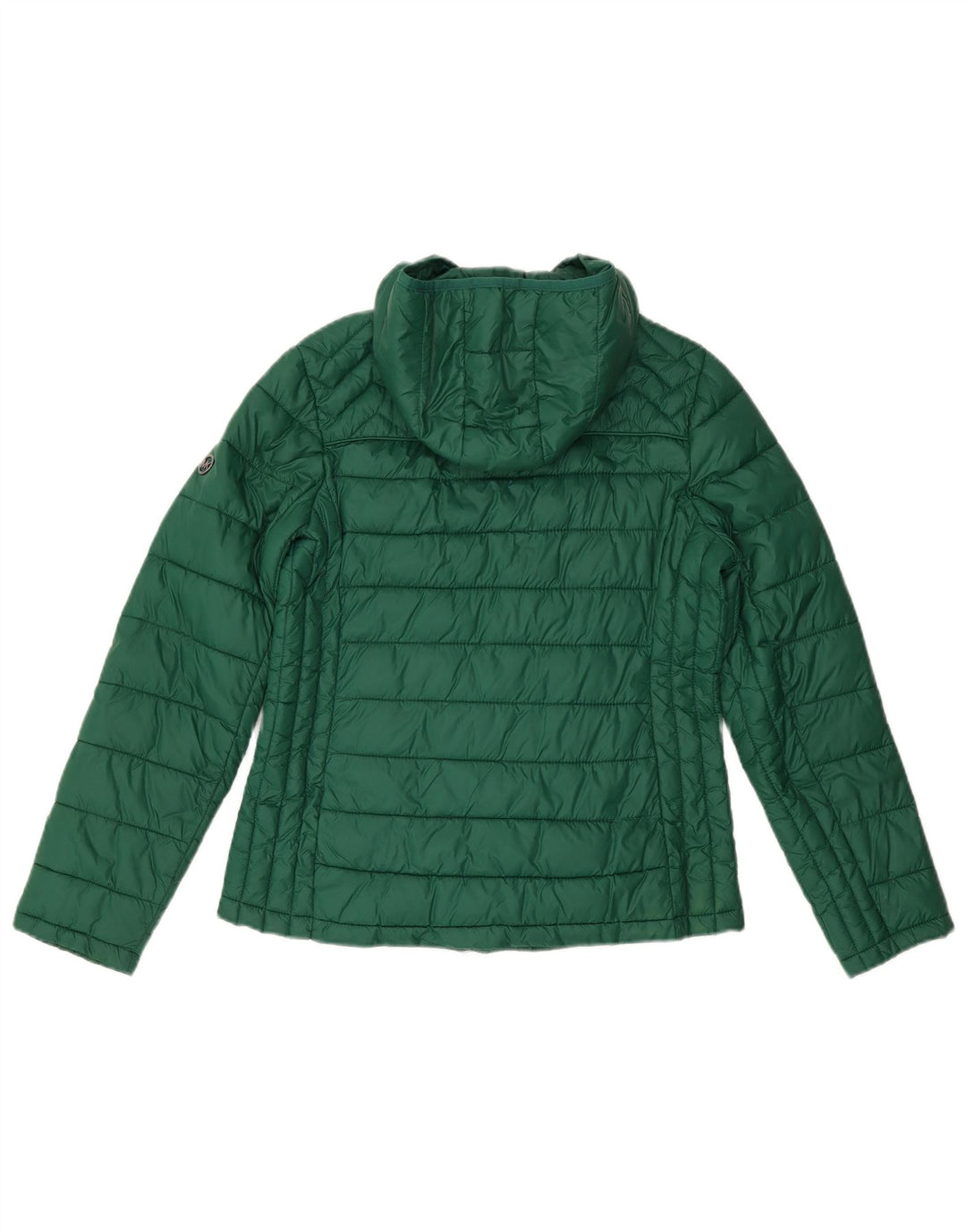Michael Kors Dame Hættejakke UK 14 Medium Grøn Nylon