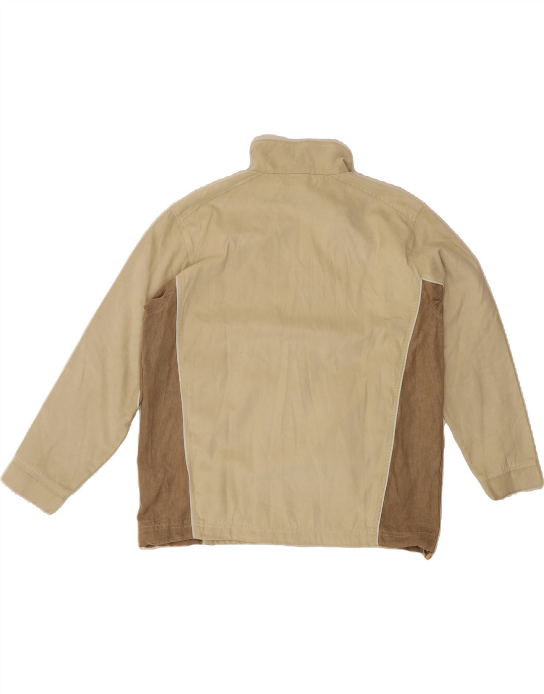 DIADORA Womens Tracksuit Top Jacket UK 12 Medium Beige Colourblock Vintage Diadora and Second-Hand Diadora from Messina Hembry 