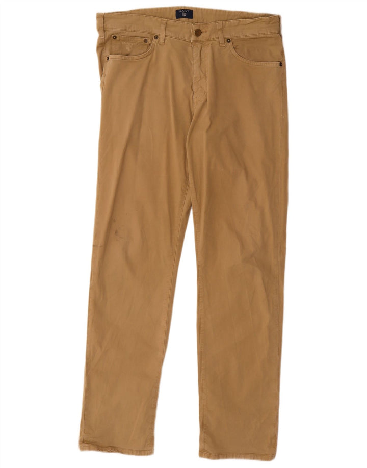 Gant Straight Casual Bukser til mænd W32 L32 Beige