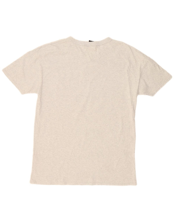 NFL Dame New York Jets Grafisk T-Shirt Top UK 14/16 Stor Grå Bomuld