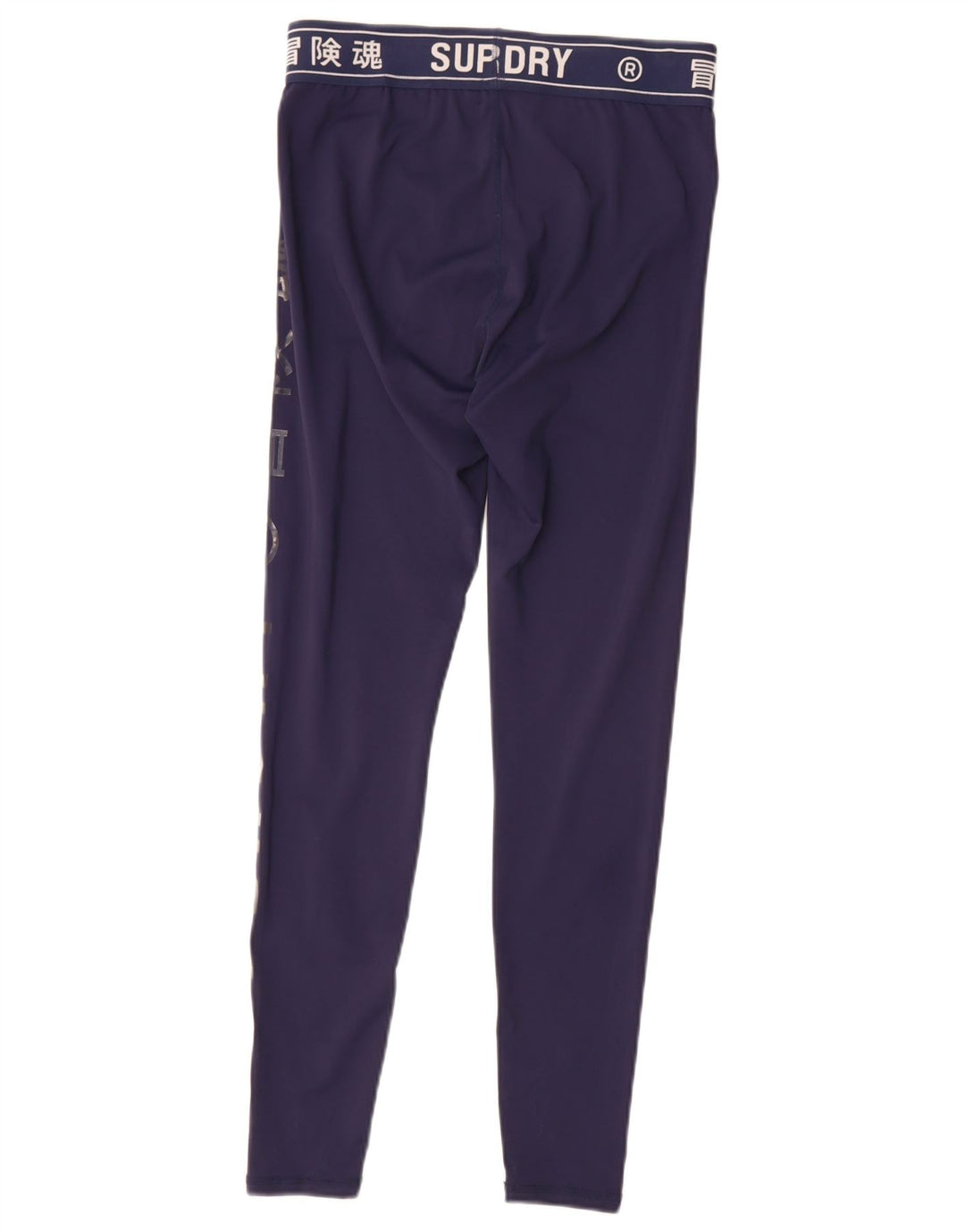 Superdry Grafiske Leggings til kvinder UK 12 Medium Navy Blue Polyester