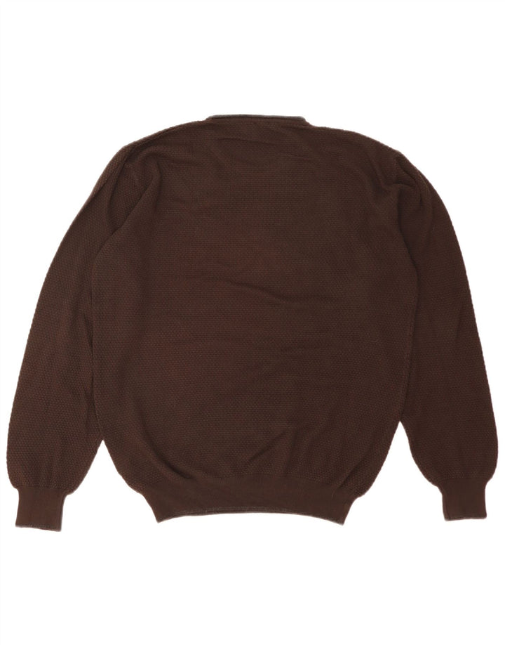 North Sails Herre Crew Neck Jumper Sweater Stor Brun Bomuld
