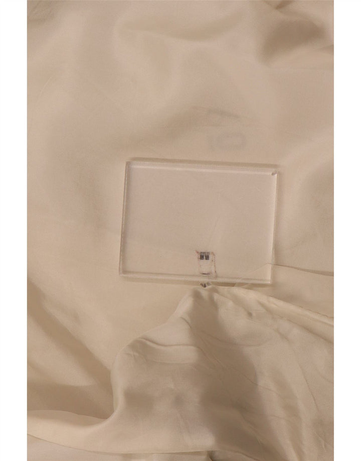 Vintage Dame Oversized Dobbeltradet Blazer Jacket UK 14 Medium White