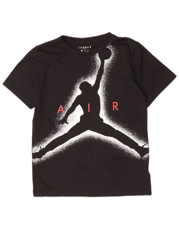 Jordan Boys Grafisk T-Shirt Top 13-14 år XL Sort
