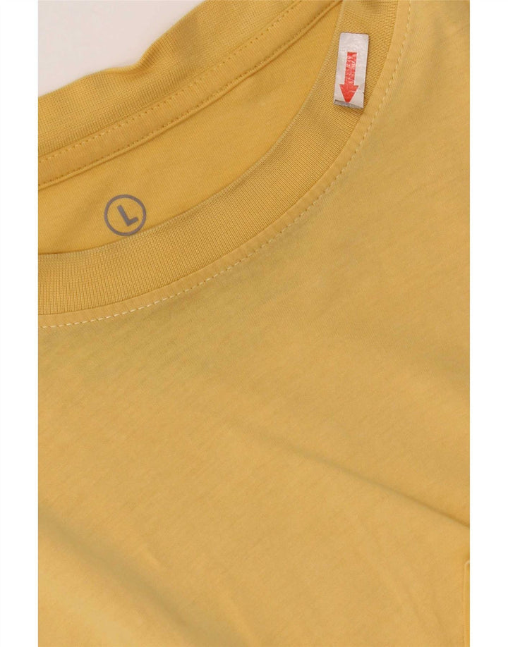 Billabong Herre T-Shirt Top Stor Gul Bomuld