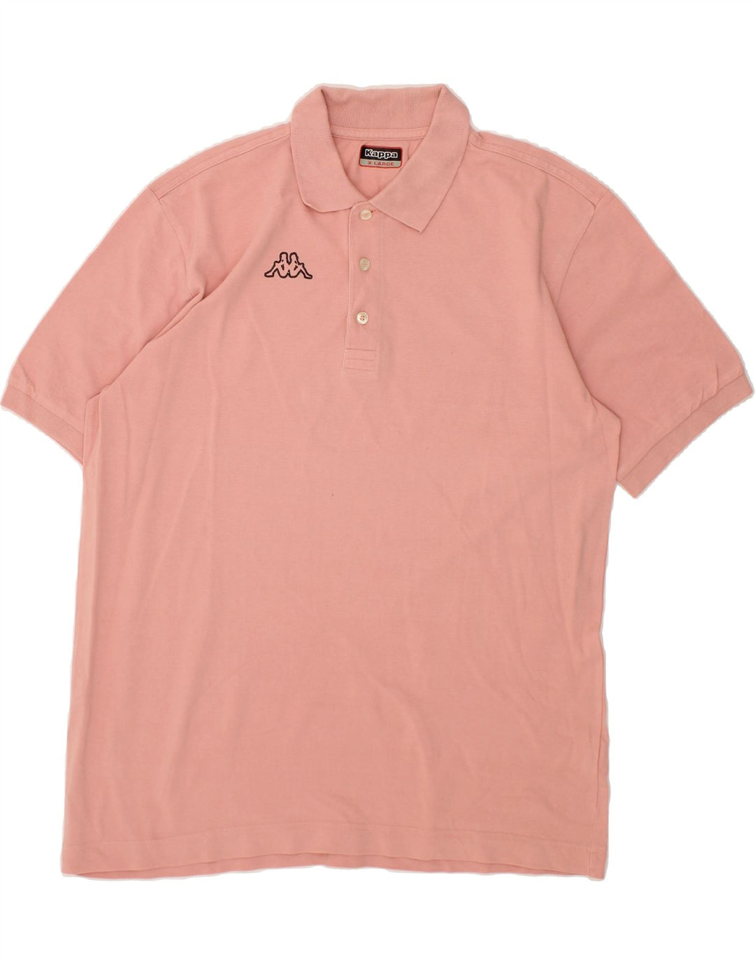 KAPPA Mens Polo Shirt XL Pink Cotton Vintage Kappa and Second-Hand Kappa from Messina Hembry 